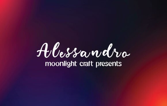 Alessandro: A Handwritten Font That Feels Human