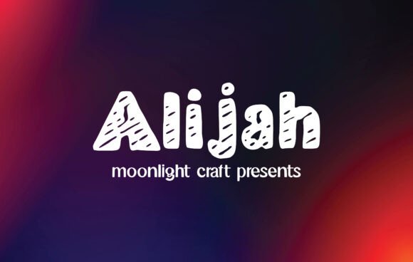Alijah: A Lovely Handwritten Font for Creative Impact