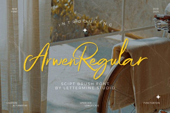 Arwen: Where Handwritten Vitality Meets Design Precision