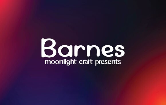 Barnes Handwritten Font