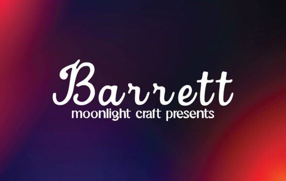Barrett: A Lovely Handwritten Font