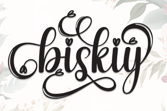 Biskiy: A Handwritten Font That Adds Warmth and Personality to Your Designs