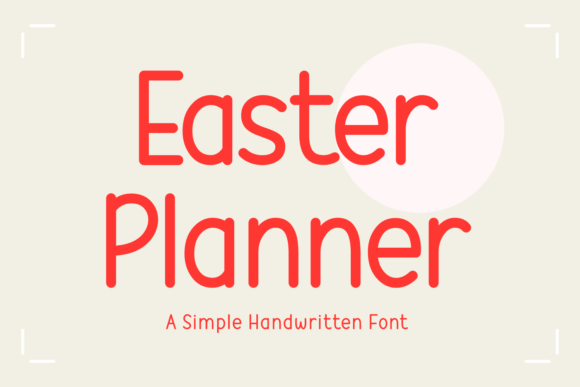 Easter Planner