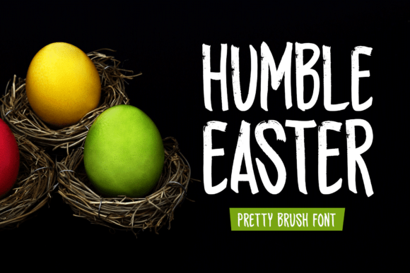 Humble Easter: A Handwritten Brush Font That Feels Human, Not Hyped