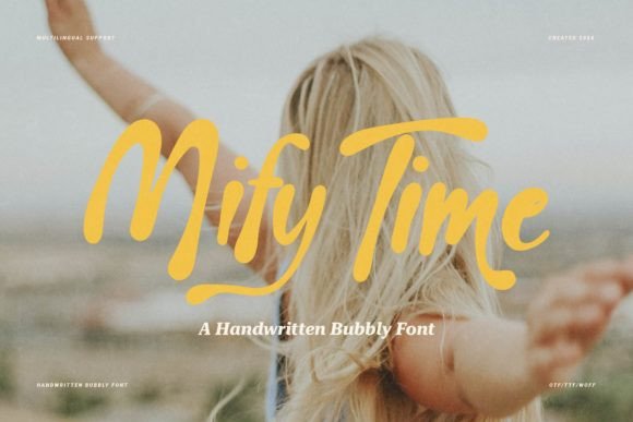 Mify Time: A Playful Handwritten Font for Warm, Cheerful Designs
