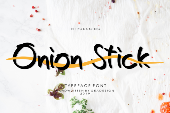 Onion Stick: A Handwritten Font That Balances Minimalism and Playfulness—Strategically