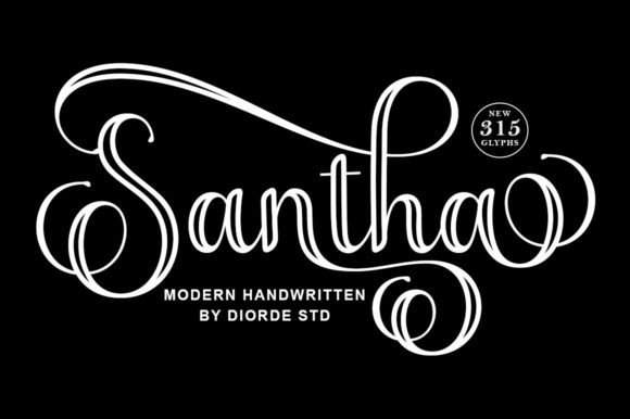 Santha Outline: The Handwritten Elegance That Elevates Design With Purpose