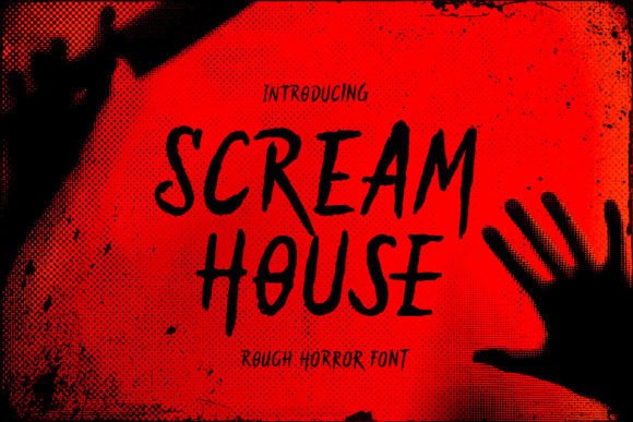 Scream House: A Handwritten Horror Font with Real Versatility