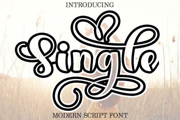 Single Outline: A Handwritten Font That Balances Charm and Practicality