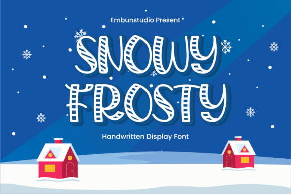 Snowy Frosty: The Handwritten Font That Turns Winter Design Into Storytelling