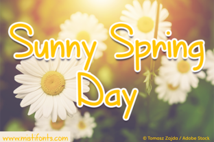 Sunny Spring Day: The Handwritten Font That Brings Warmth to Every Project